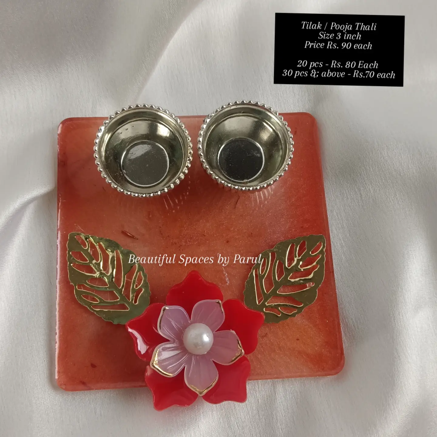 Trendy Tilak Platter  - Pooja Platter/ Thali