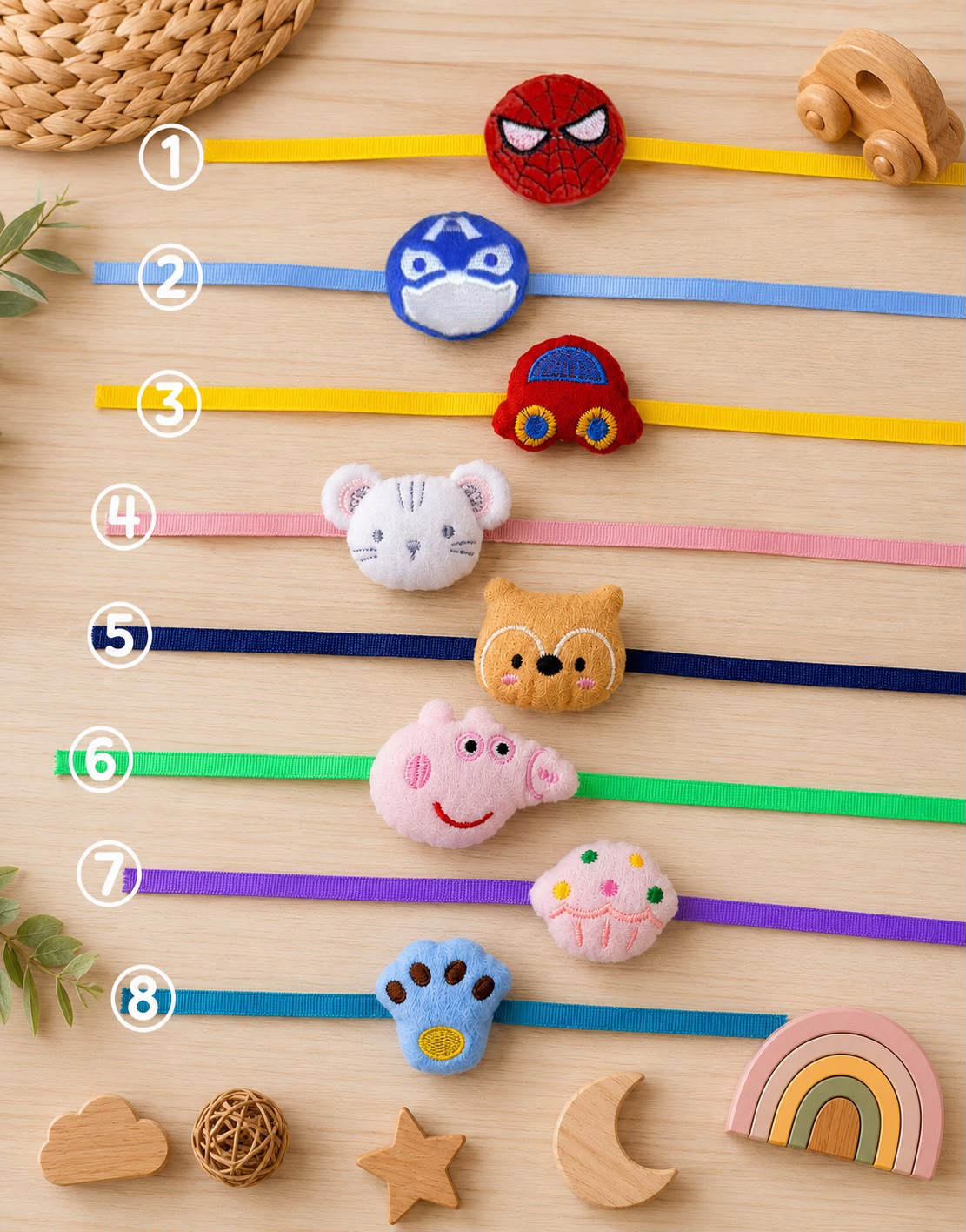 🧸 Adorable Plush Toy Rakhis for Kids! 💖 - Kids Rakhi 
