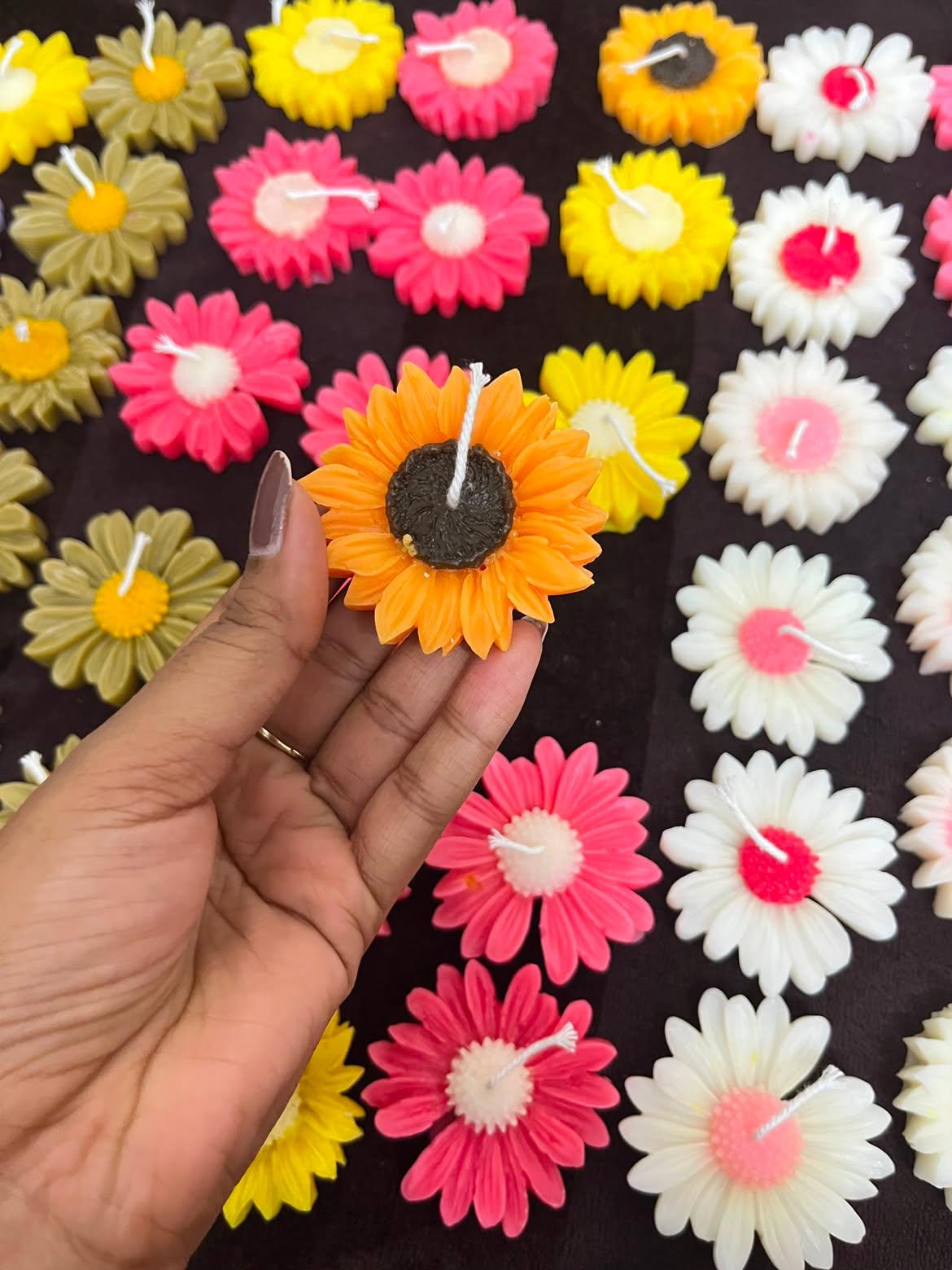 Sunflower Candle  - Flower Candles